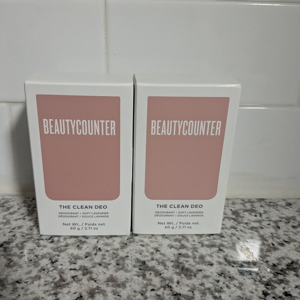 Beautycounter The Clean Deo Lavender. Lot Of Two Discontinued.
